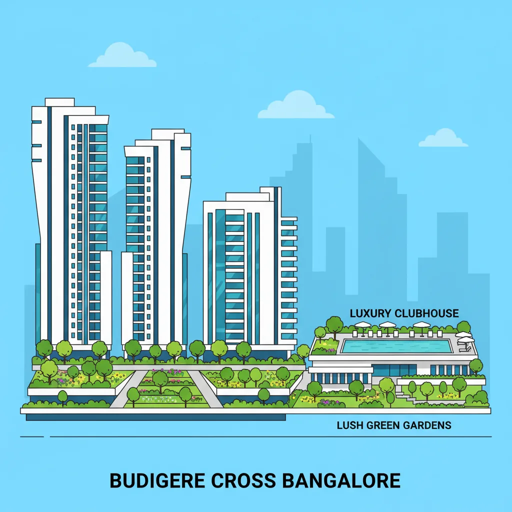 1 BHK flats in Brigade Budigere Road at Brigade Golden Heights - modern high-rise residential complex with luxury amenities