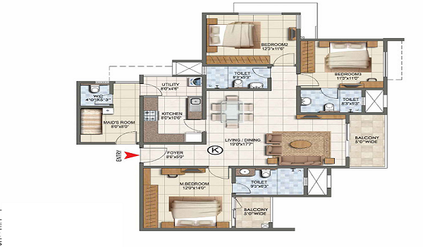 [ALT: Floor Plans Brigade Golden Heights Old Madras Road Budigere Cross East Bangalore 2026]