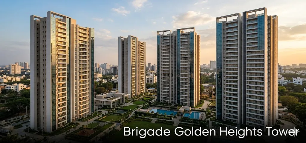 Brigade Golden Heights Swimming Pool View